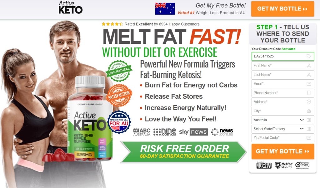 Active KETO Gummies Australia