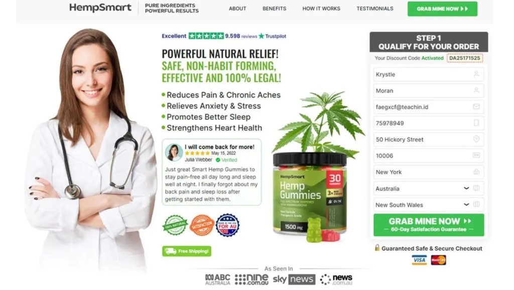 Smart Hemp CBD Gummies Australia