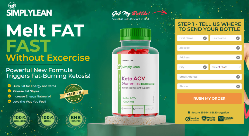Simply Lean Keto ACV Gummies