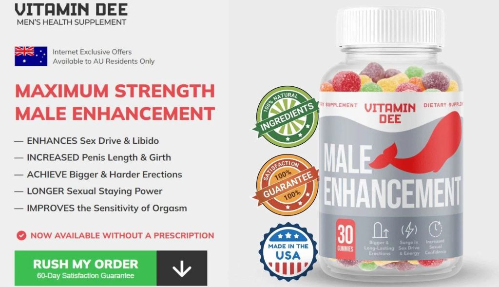 Vitamin Dee Male Enhancement Gummies Australia